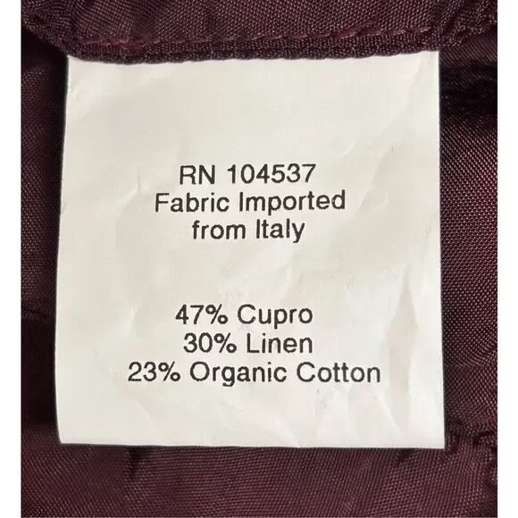 Burning Torch WALLACE BLAZER in PRUNE NWT Size XS - Picture 11 of 11